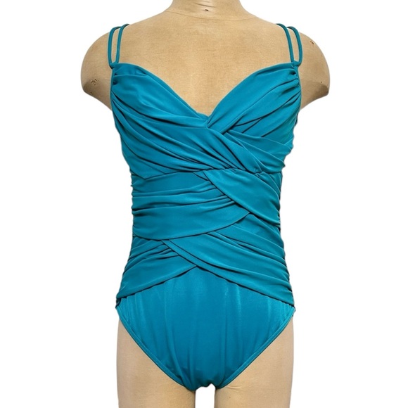 MagicSuit Swimsuit Aqua Turquoise One Piece 14 New - Picture 2 of 8